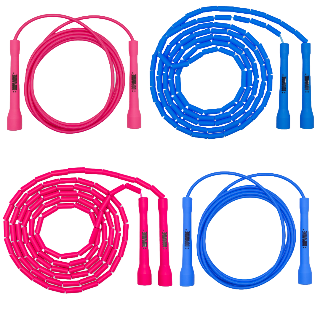 Bright Rope Brights Bundle - 4 Jump Rope Bundle - Beaded and PVC – DOPAMINE