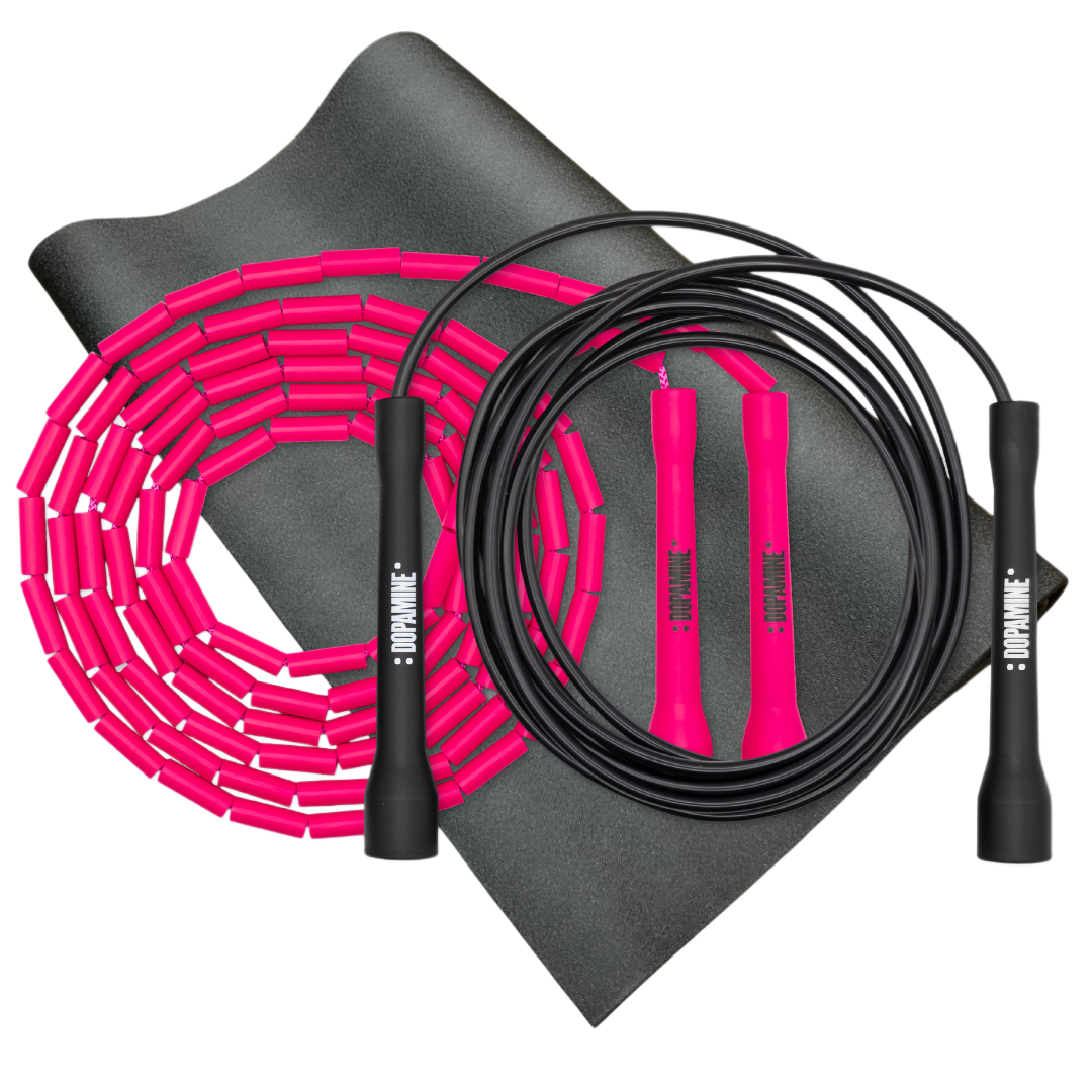 Beginner Jump Rope Bundle - Pink & Black – DOPAMINE